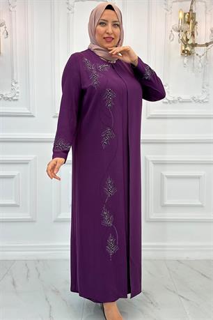 Çiğdem Tesettür Abiye Mürdüm