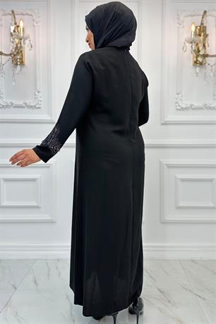 Çiğdem Tesettür Abiye Siyah