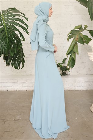 Cleopatra Tesettür Abiye Mint