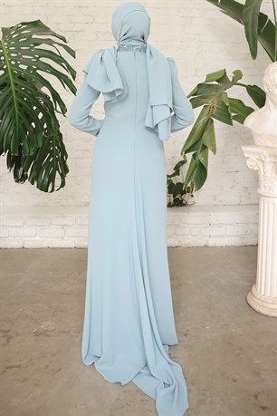 Cleopatra Tesettür Abiye Mint