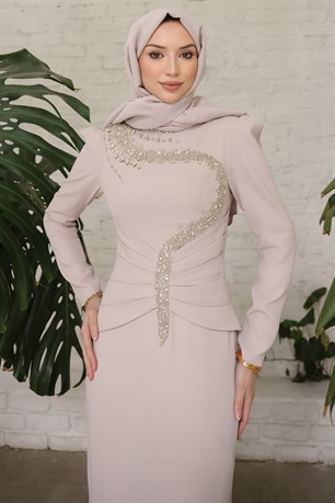 Cleopatra Tesettür Abiye Taş