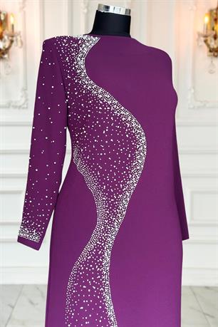 Didar Tesettür Abiye Mürdüm