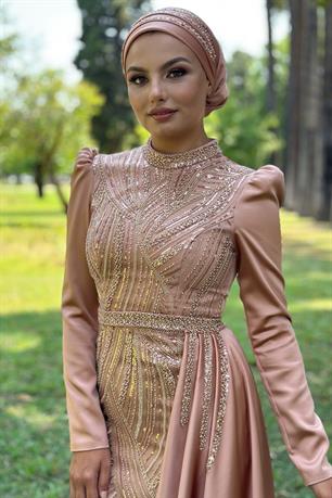 Diva Tesettür Abiye Rose