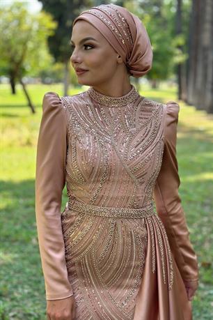 Diva Tesettür Abiye Rose