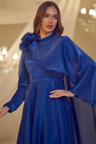 Duru Tesettür Abiye Lacivert