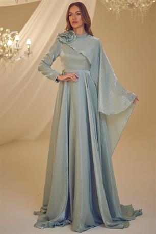 Duru Tesettür Abiye Mint