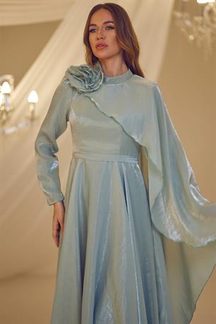 Duru Tesettür Abiye Mint