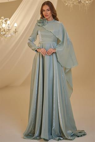 Duru Tesettür Abiye Mint