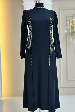 Duru Tesettür Abiye Siyah