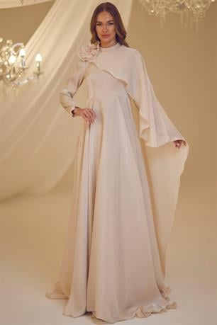 Duru Tesettür Abiye Vizon