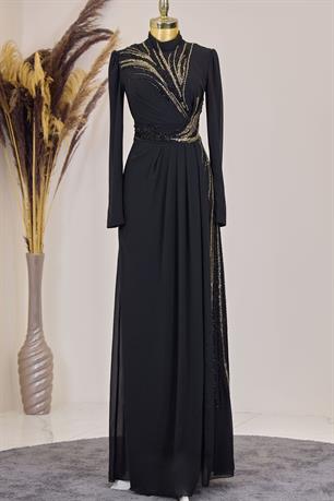 Ebru Tesettür Tulum Siyah