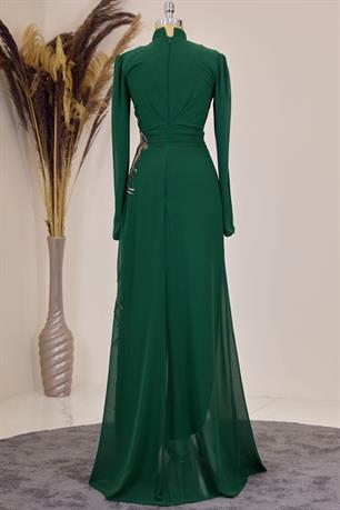 Ebru Tesettür Tulum Zümrüt