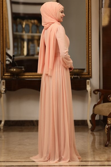 Efsane Tesettür Abiye Pudra