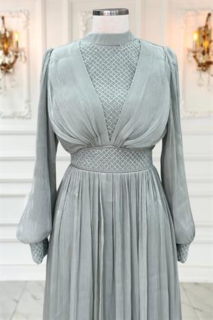 Efser Tesettür Abiye Mint