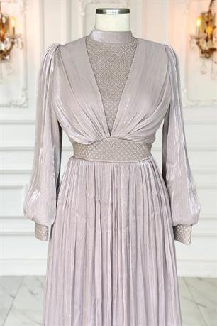 Efser Tesettür Abiye Pudra