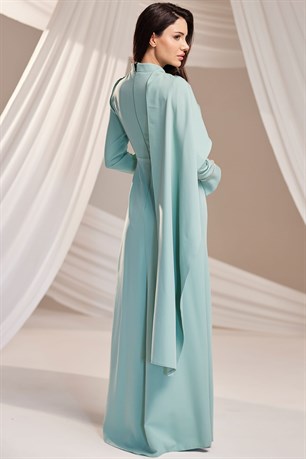 Elara Tesettür Abiye Mint