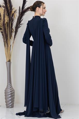 Elif Tesettür Tulum Lacivert