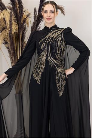 Elif Tesettür Tulum Siyah