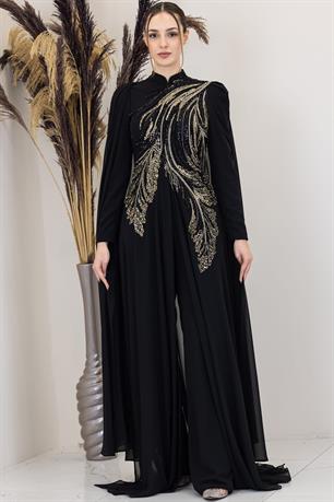 Elif Tesettür Tulum Siyah