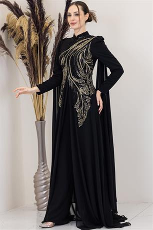 Elif Tesettür Tulum Siyah