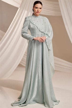 Elin Tesettür Abiye Mint