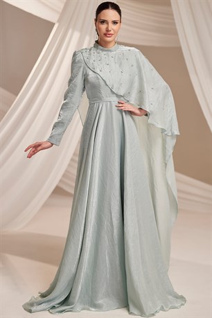 Elin Tesettür Abiye Mint