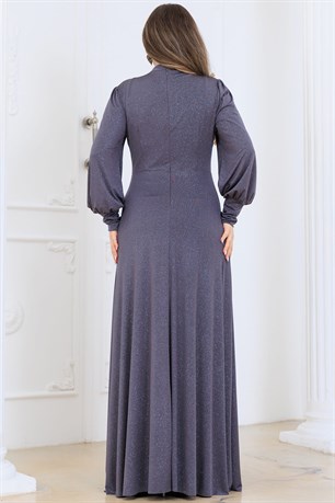 Elisa Tesettür Abiye Antrasit