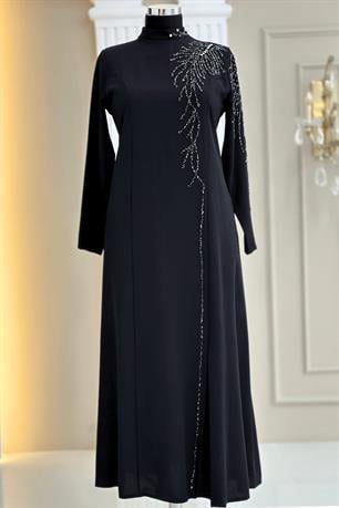 Elisa Tesettür Abiye Siyah