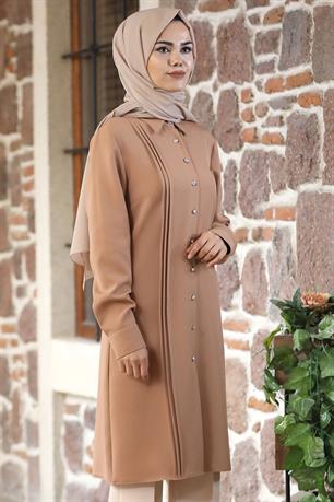 Eliz Tesettür Tunik Camel
