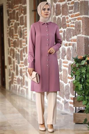 Eliz Tesettür Tunik Gül Kurusu