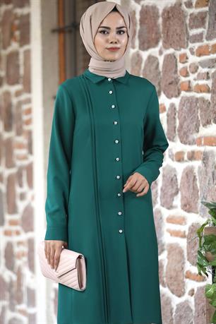 Eliz Tesettür Tunik Zümrüt