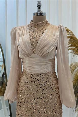 Ella Tesettür Abiye Rose