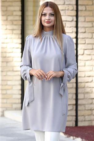 Esila Tesettür Tunik Gri