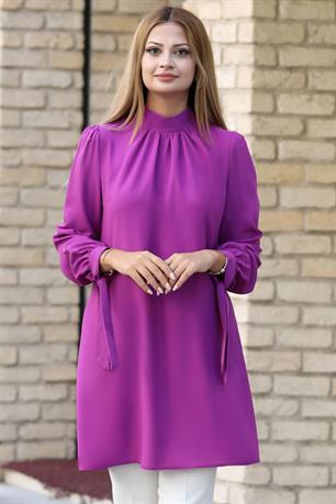 Esila Tesettür Tunik Lila