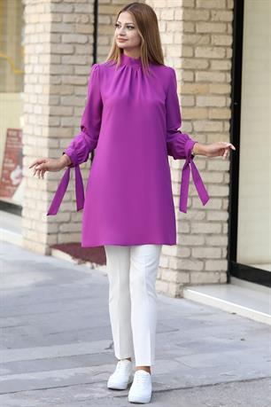 Esila Tesettür Tunik Lila