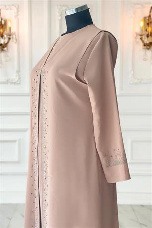 Filiz Tesettür Abiye Vizon