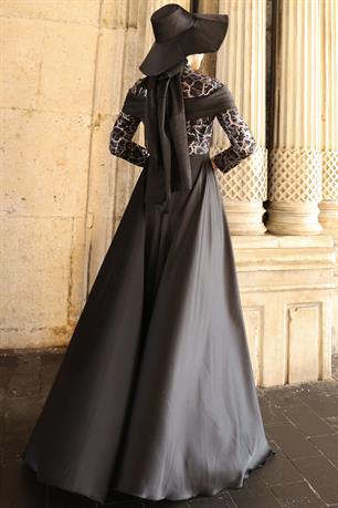 Frezya Tesettür Abiye Gül Kurusu