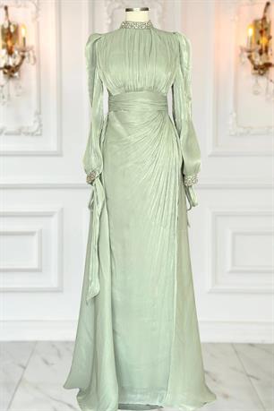 Gözde Tesettür Abiye Mint