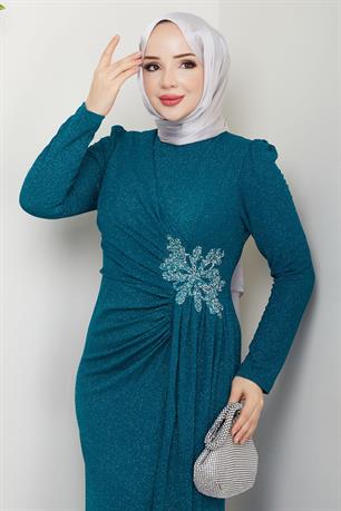 Gözde Tesettür Abiye Petrol