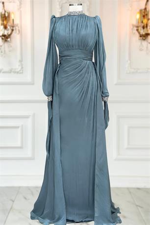 Gözde Tesettür Abiye Petrol