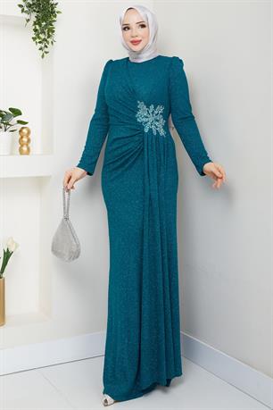 Gözde Tesettür Abiye Petrol