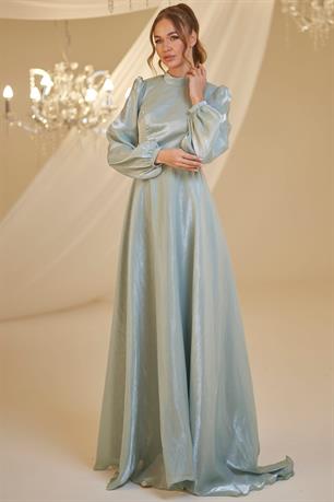 Helin Tesettür Abiye Mint