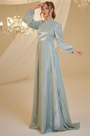 Helin Tesettür Abiye Mint