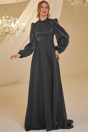 Helin Tesettür Abiye Siyah