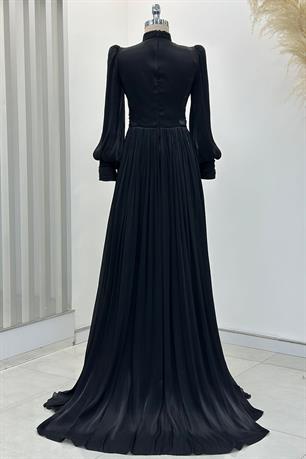 Hellas Tesettür Abiye Siyah