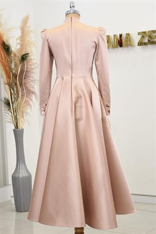 Holly Tesettür Abiye Rose