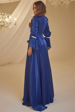 İnci Tesettür Abiye Lacivert