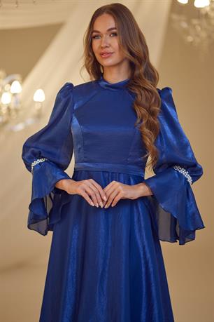 İnci Tesettür Abiye Lacivert