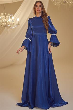 İnci Tesettür Abiye Lacivert