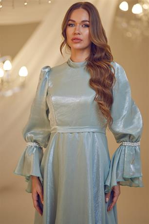 İnci Tesettür Abiye Mint